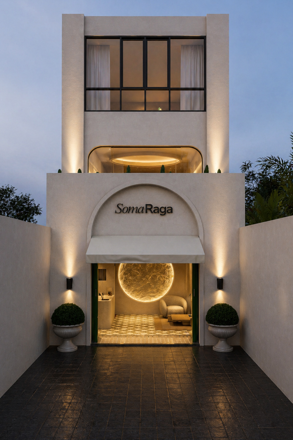 SomaRaga studio entrance
